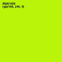 #BAF409 - Lime Color Image