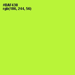 #BAF438 - Green Yellow Color Image