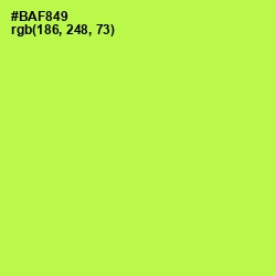 #BAF849 - Conifer Color Image
