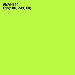 #BAF944 - Conifer Color Image