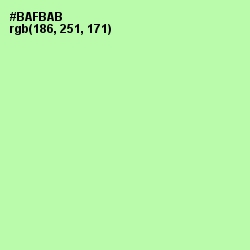 #BAFBAB - Madang Color Image