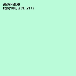 #BAFBD9 - Cruise Color Image