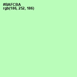 #BAFCBA - Madang Color Image