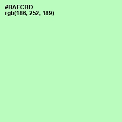 #BAFCBD - Madang Color Image