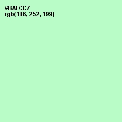 #BAFCC7 - Magic Mint Color Image