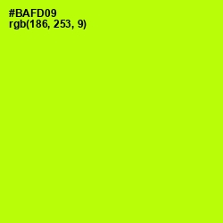 #BAFD09 - Lime Color Image