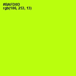 #BAFD0D - Lime Color Image