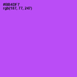 #BB4DF7 - Lavender Color Image