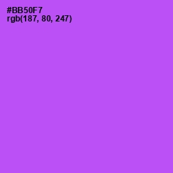 #BB50F7 - Lavender Color Image