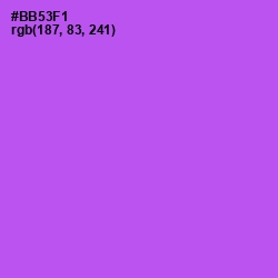 #BB53F1 - Lavender Color Image