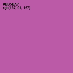 #BB5BA7 - Tapestry Color Image