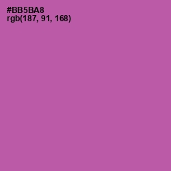 #BB5BA8 - Tapestry Color Image