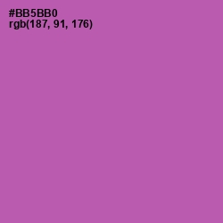 #BB5BB0 - Wisteria Color Image