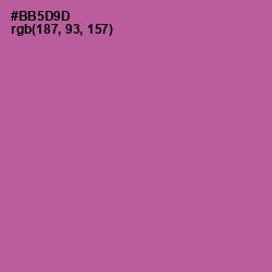 #BB5D9D - Tapestry Color Image