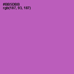 #BB5DBB - Wisteria Color Image