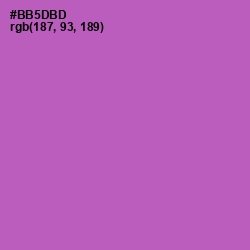 #BB5DBD - Wisteria Color Image