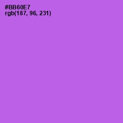 #BB60E7 - Lavender Color Image