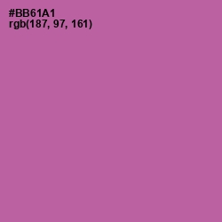 #BB61A1 - Tapestry Color Image