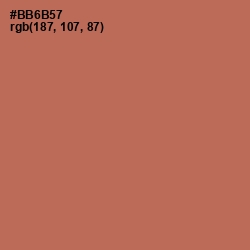 #BB6B57 - Santa Fe Color Image