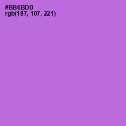 #BB6BDD - Lavender Color Image