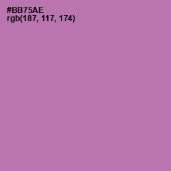 #BB75AE - Wisteria Color Image