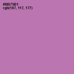 #BB75B1 - Wisteria Color Image