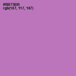 #BB75BB - Wisteria Color Image