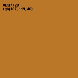 #BB7728 - Copper Color Image