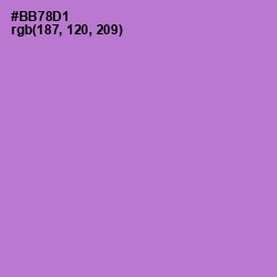 #BB78D1 - Lavender Color Image