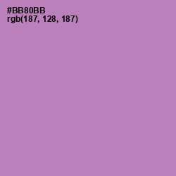 #BB80BB - Amethyst Smoke Color Image