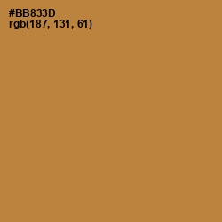 #BB833D - Marigold Color Image