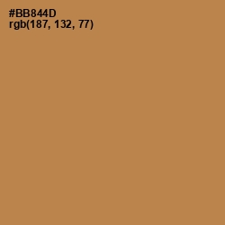 #BB844D - Driftwood Color Image