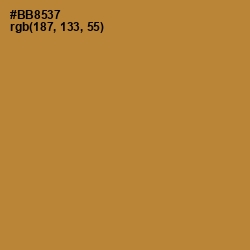 #BB8537 - Marigold Color Image