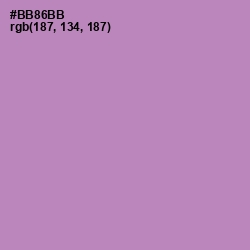 #BB86BB - Amethyst Smoke Color Image