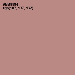 #BB8984 - Brandy Rose Color Image