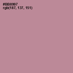 #BB8997 - Quicksand Color Image