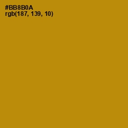 #BB8B0A - Hot Toddy Color Image