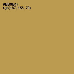 #BB9B4F - Muddy Waters Color Image