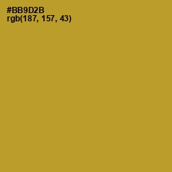 #BB9D2B - Marigold Color Image