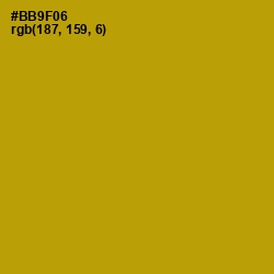 #BB9F06 - Lucky Color Image