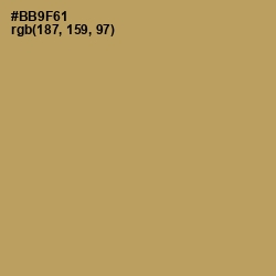 #BB9F61 - Teak Color Image