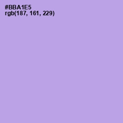 #BBA1E5 - Biloba Flower Color Image