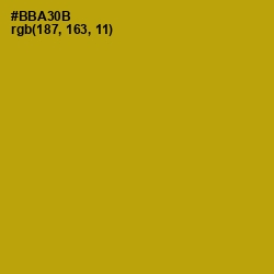 #BBA30B - Sahara Color Image