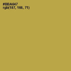 #BBA647 - Husk Color Image