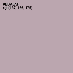 #BBA6AF - Nobel Color Image