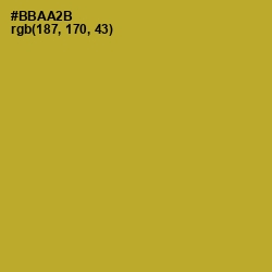 #BBAA2B - Lemon Ginger Color Image