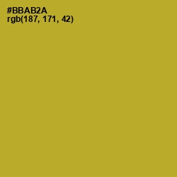 #BBAB2A - Lemon Ginger Color Image
