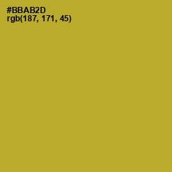 #BBAB2D - Lemon Ginger Color Image