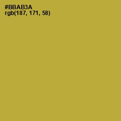 #BBAB3A - Lemon Ginger Color Image