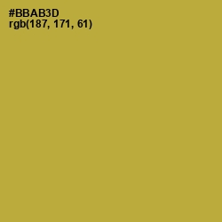 #BBAB3D - Lemon Ginger Color Image